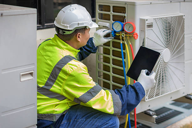 Professional Hvac Maintenance technician working in Greenville, NY